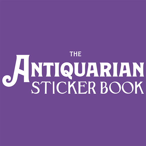 Antiquarian Sticker Book For Sale