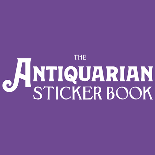 The Antiquarian Sticker Book Imaginarium by Odd Dot, adhesive Ephemera, new