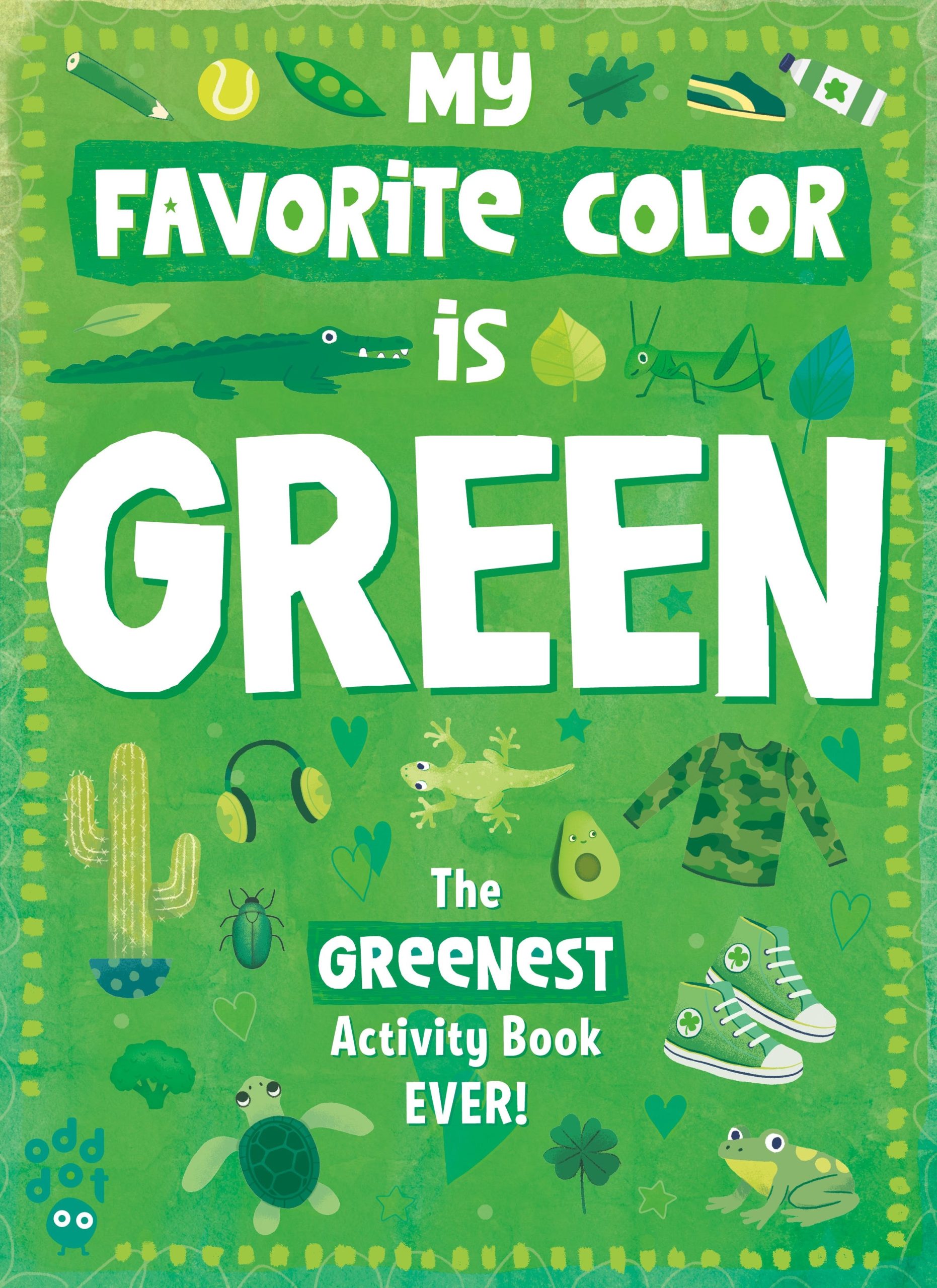 My Favorite Color Activity Book Green Odd Dot